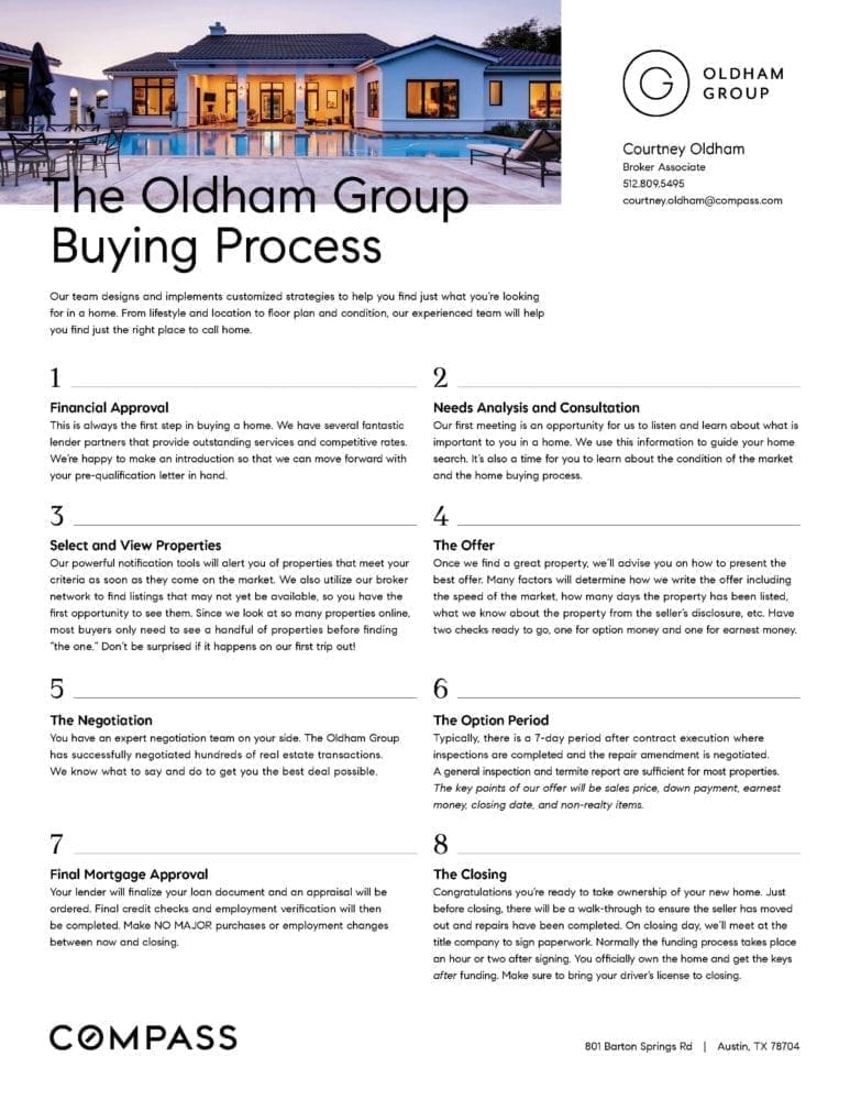 The Oldham Group | Home Buying Process
