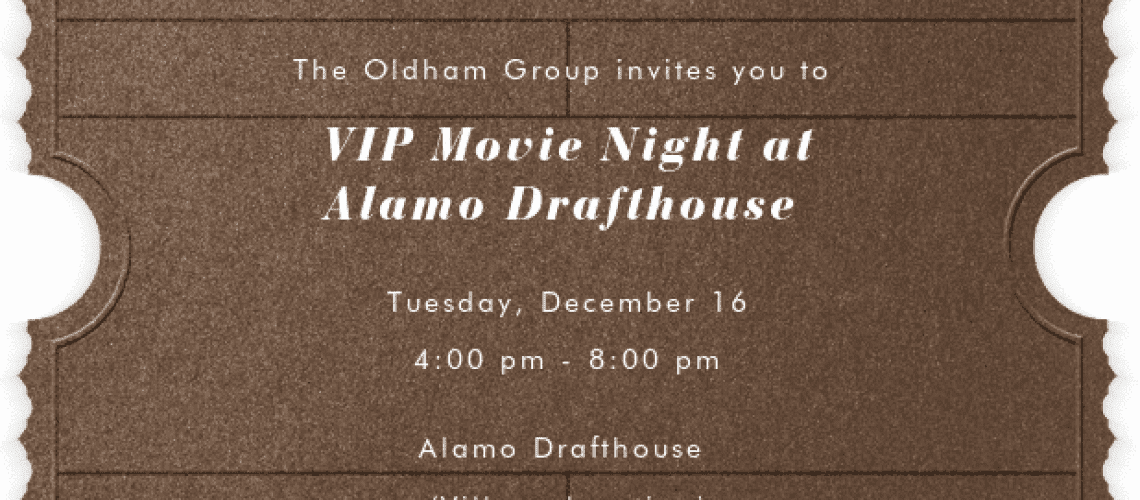 Alamo Draft House Movie Night | The Oldham Group