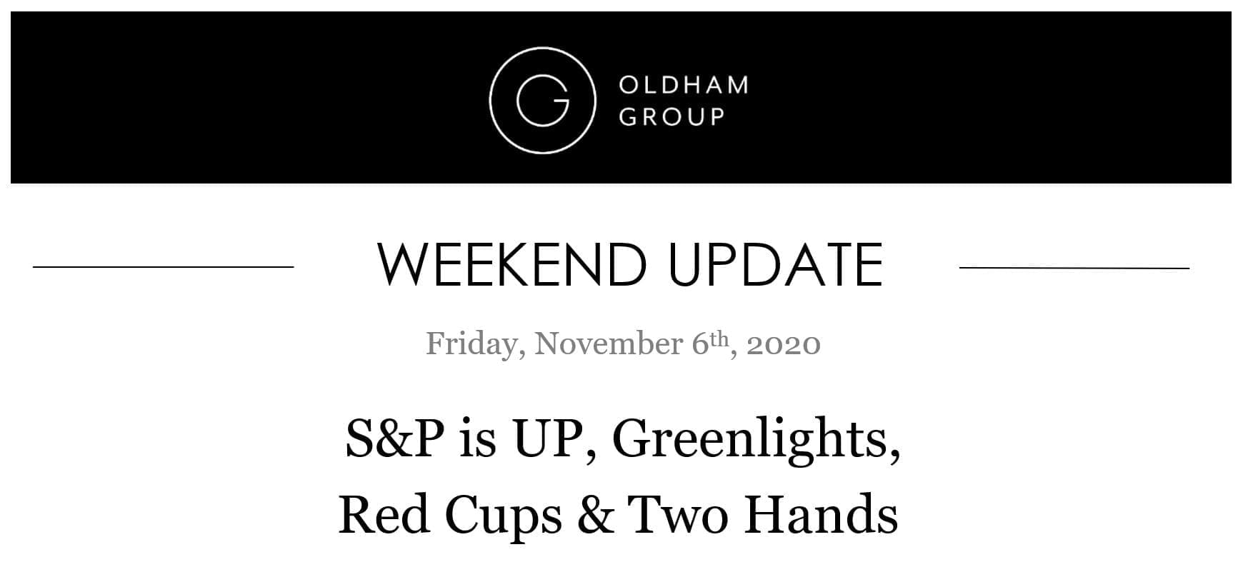 The Oldham Group | Updates November 9, 2020